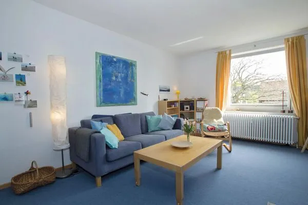 Wohnzimmer  Haus Mellum Whg. 06 Leuchtfeuer