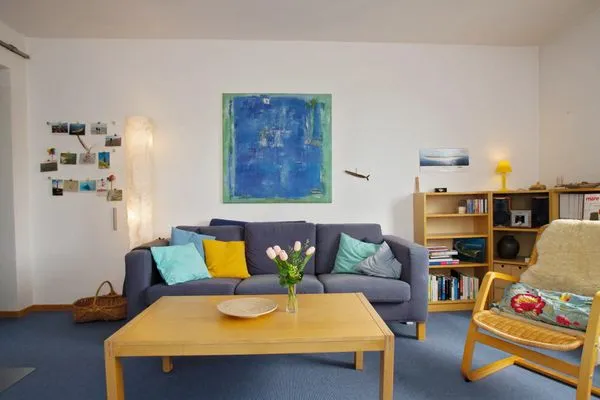 Wohnzimmer  Haus Mellum Whg. 06 Leuchtfeuer