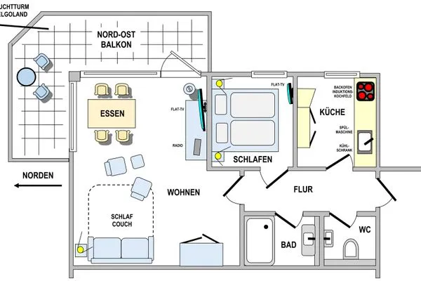 Grundriss  Monopol Whg. 507 Lieblingsplatz