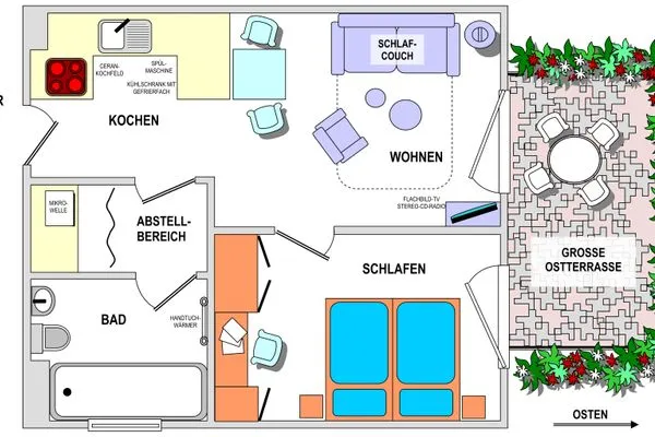 Grundriss Residenz am Rosengarten Residenz am Rosengarten Whg. 03