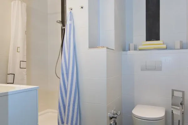 Badezimmer Friedrich-August-Straße 1b Sandbank Whg. 01