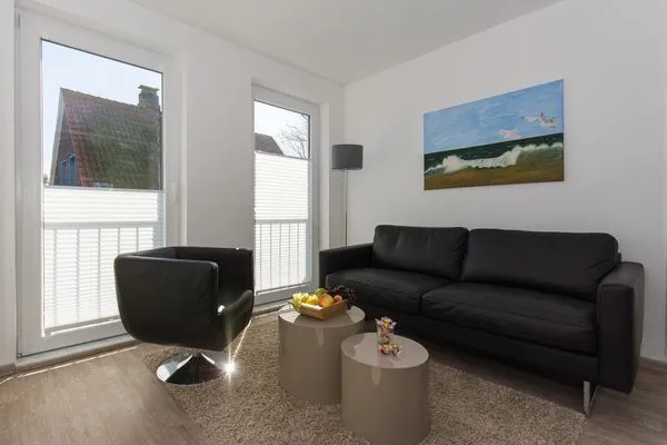 Wohnzimmer Friedrich-August-Straße 1b Sandbank Whg. 01