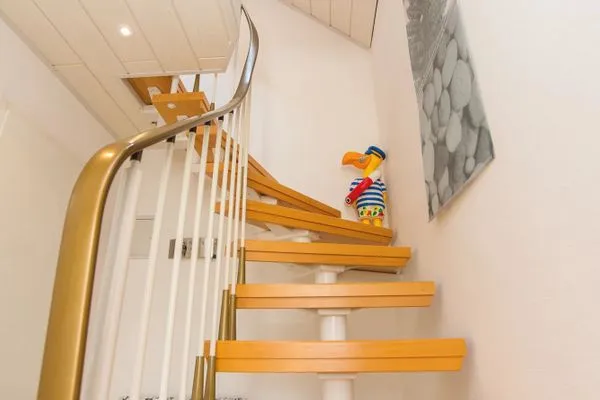 Treppe zum Schlafzimmer II Bootsweg 8 Vorderdeck Whg. 05