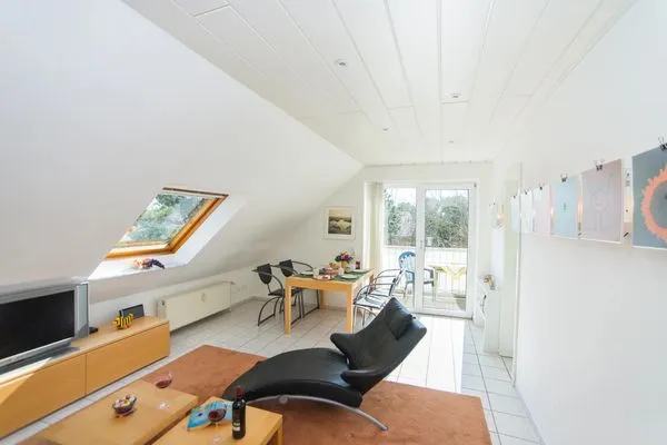 Wohnzimmer Bootsweg 8 Vorderdeck Whg. 05