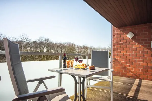 Balkon Haus am Wattenmeer Haus am Wattenmeer Whg. 05