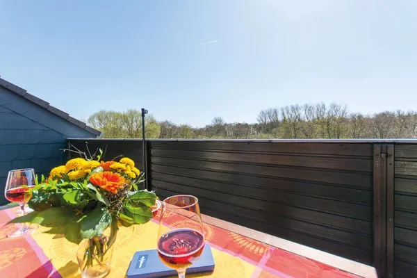 Balkon Haus am Wattenmeer Haus Am Wattenmeer Whg. 08