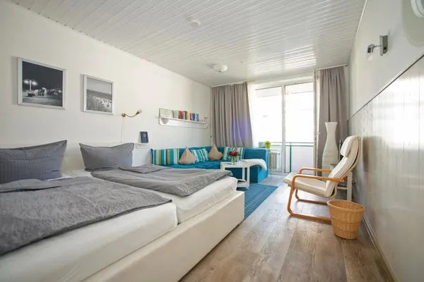 Wohnzimmer Haus Klippersteven Haus Klippersteven  Whg. 14 Lüttje Kajüte