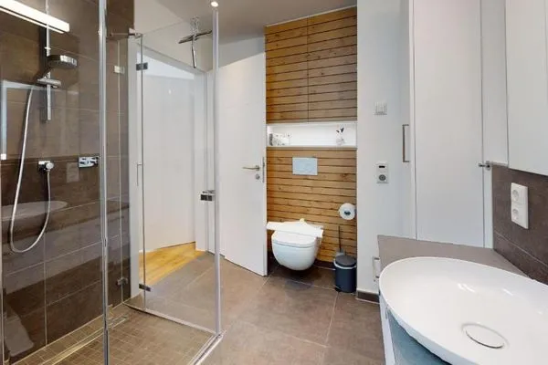 Badezimmer  Kapitänshaus Thule - Ankerplatz