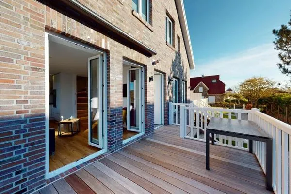 Terrasse  Kapitänshaus Thule - Ankerplatz