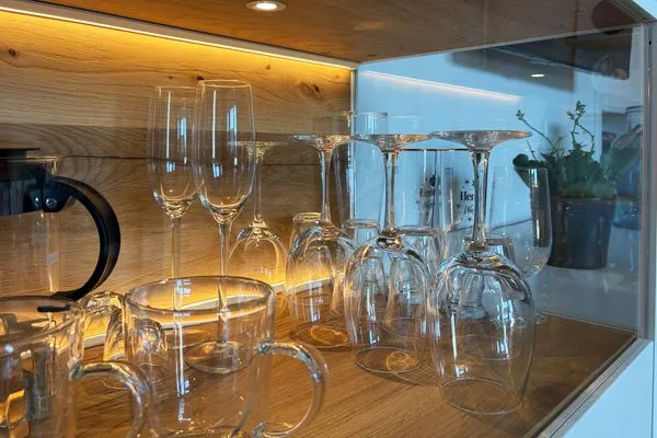 Wohnzimmer Haus Diana Ferienwohnung „Kniepsand"