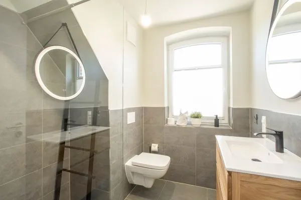 Badezimmer  Dünenquartier im Haus Dünenlust