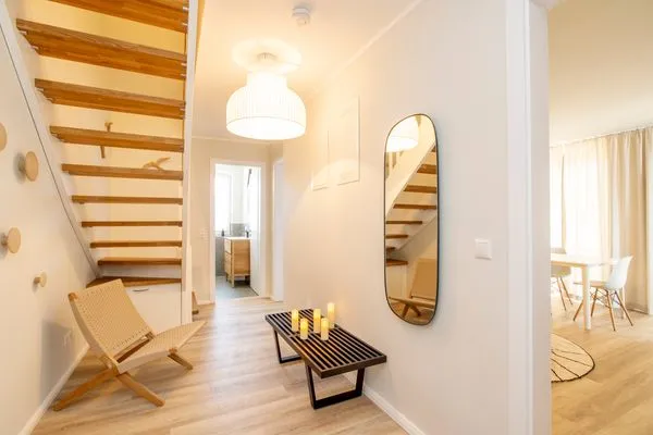 Fassade / Eingang  Dünenquartier im Haus Dünenlust