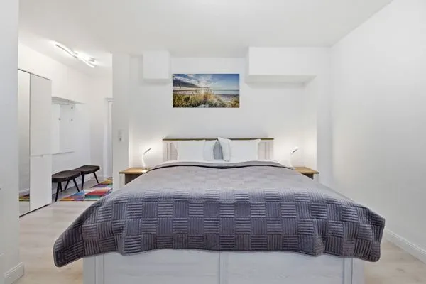 Bett  Villa Ascania, Zimmer 1