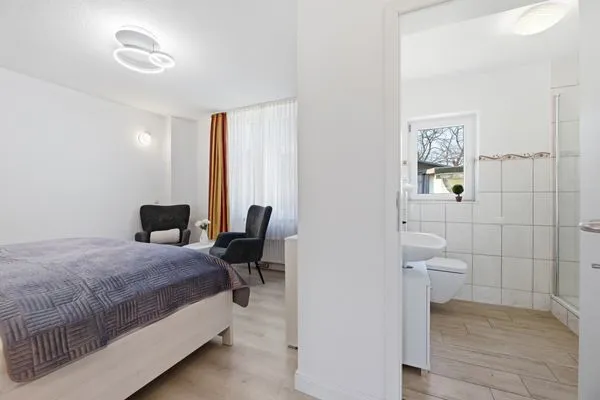 Badezimmer  Villa Ascania, Zimmer 1