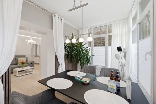 Wohnzimmer  Wald & Meer Apartments, FeWo III: Waldduft