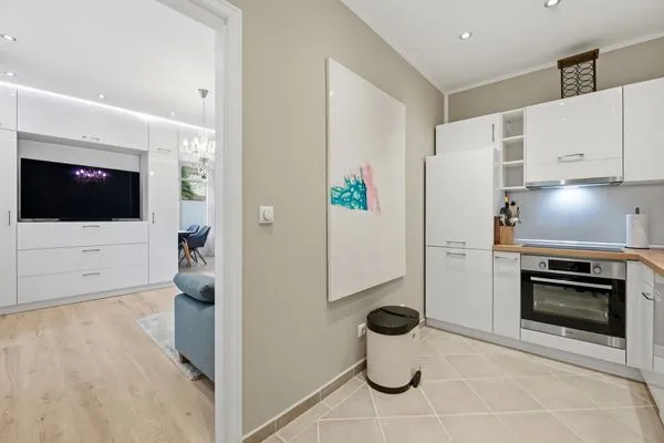 Küche / Küchenzeile  Wald & Meer Apartments, FeWo III: Waldduft