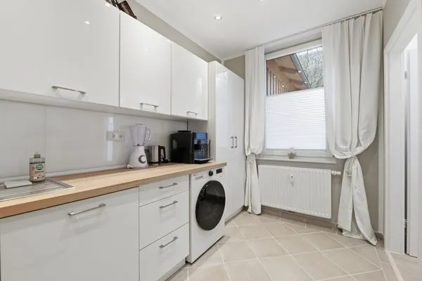 Küche / Küchenzeile  Wald & Meer Apartments, FeWo III: Waldduft