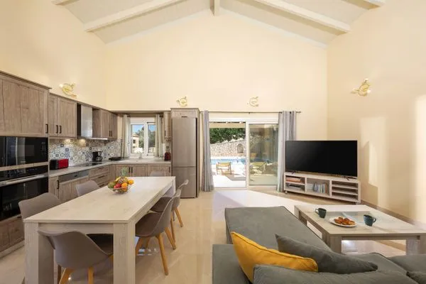 Wohnzimmer  Villa Korfiatissa