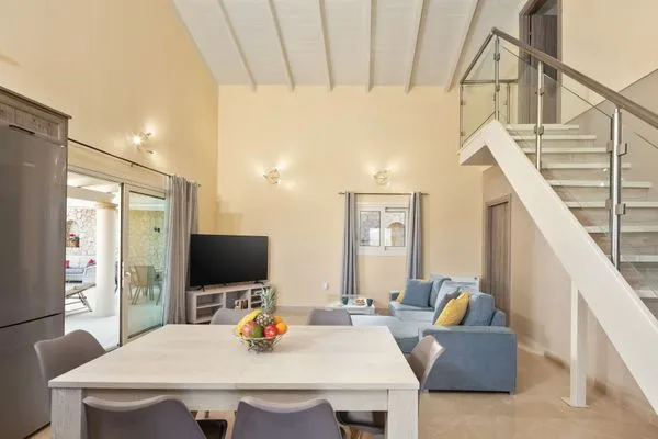 Wohnzimmer  Villa Korfiatissa