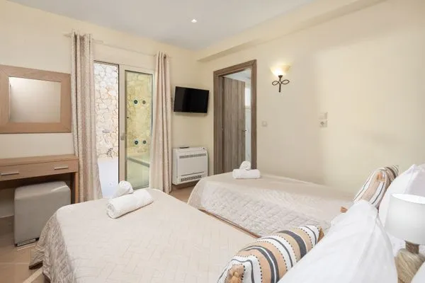 Schlafzimmer  Villa Korfiatissa