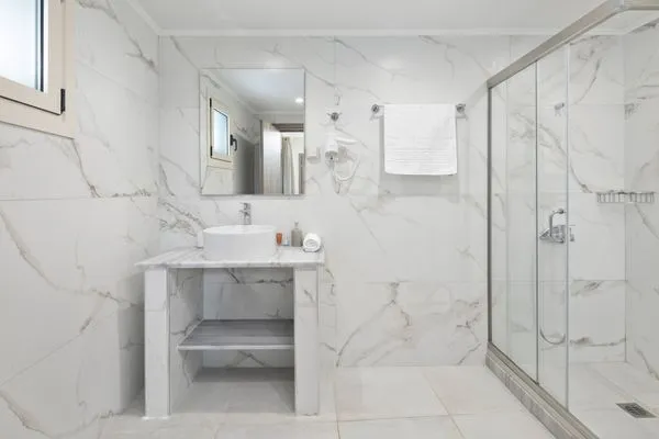 Badezimmer  Villa Korfiatissa