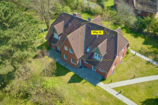 Hittigeigei Whg. 4 Amrum - Vogelperspektive