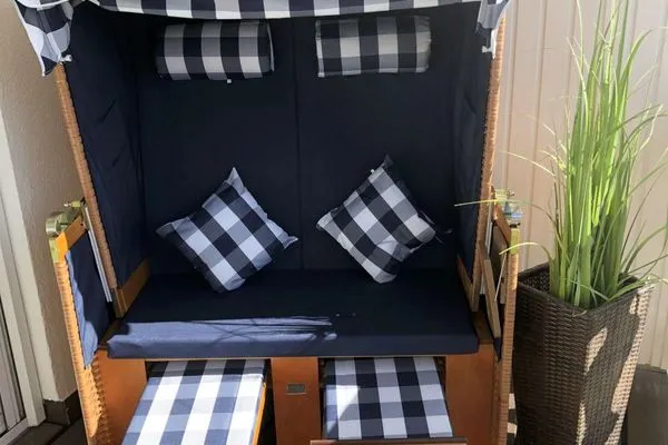 Strandkorb Haus Strandburg Ferienwohnung Möwenblick