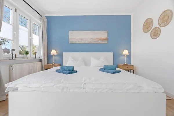 Großes Schlafzimmer mit Doppelbett  Hafenstrasse 34 - Wohnung 5