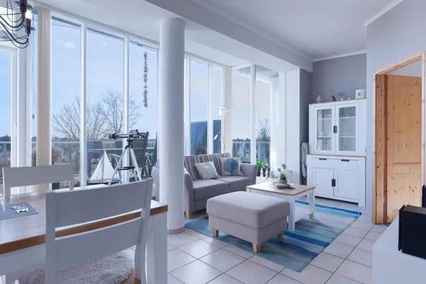 Wohnzimmer  Ferienwohnung Penthuus