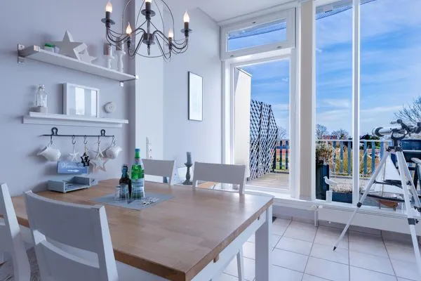 Wohnzimmer  Ferienwohnung Penthuus