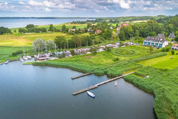 Landschaft  Ferienwohnung Schleiwiese mit Meerblick in Stexwig