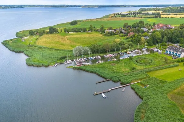 Landschaft  Ferienwohnung Schleiwiese mit Meerblick in Stexwig