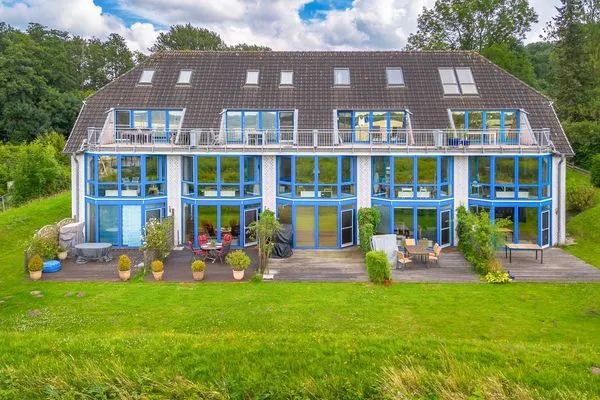 Hauptansicht  Ferienwohnung Schleiwiese mit Meerblick in Stexwig