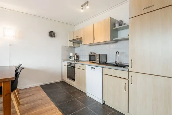 Küche / Küchenzeile  Ferienwohnung Schleiwiese mit Meerblick in Stexwig