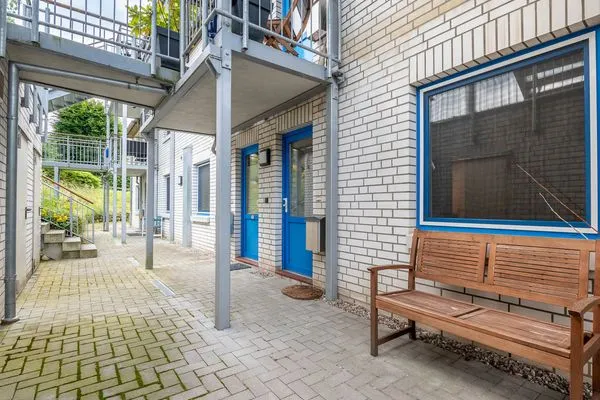 Fassade / Eingang  Ferienwohnung Schleiwiese mit Meerblick in Stexwig