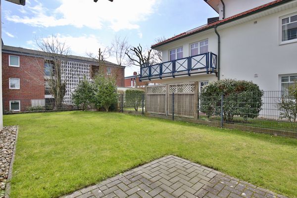 Villa Vivaldi Ferienwohnung 3 Wangerooge - Gartenblick