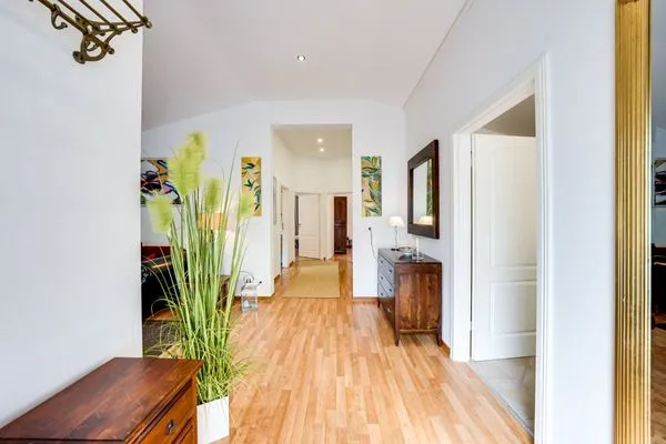 Wohnzimmer  Wald & Meer Apartments, FeWo I: Waldgeflüster