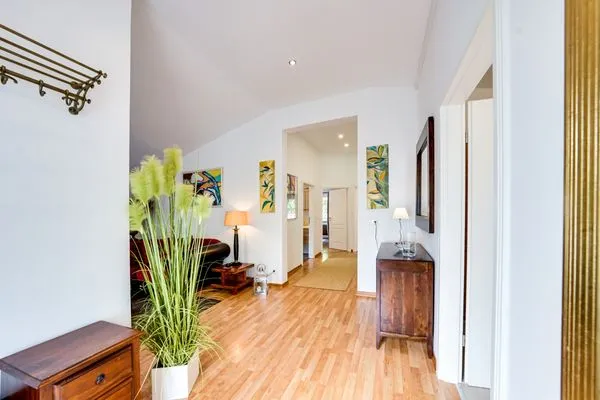 Wohnzimmer  Wald & Meer Apartments, FeWo I: Waldgeflüster