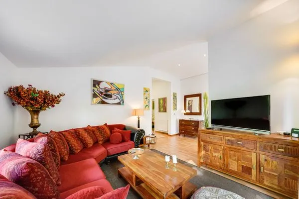 Wohnzimmer  Wald & Meer Apartments, FeWo I: Waldgeflüster