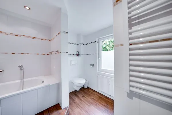 Badezimmer  Wald & Meer Apartments, FeWo I: Waldgeflüster