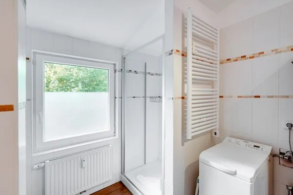 Badezimmer  Wald & Meer Apartments, FeWo I: Waldgeflüster