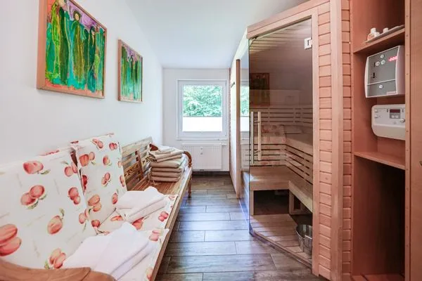 Sauna  Wald & Meer Apartments, FeWo I: Waldgeflüster