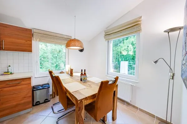 Küche / Küchenzeile  Wald & Meer Apartments, FeWo I: Waldgeflüster