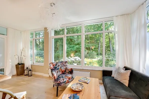 Wohnzimmer  Wald & Meer Apartments, FeWo II: Waldblick