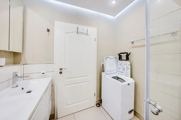 Badezimmer  Wald & Meer Apartments, FeWo II: Waldblick