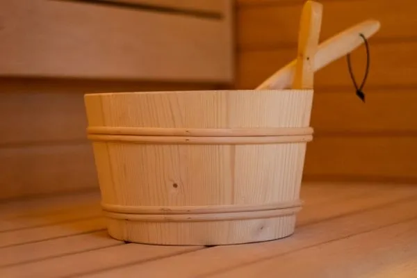 Sauna  Wald & Meer Apartments, FeWo II: Waldblick