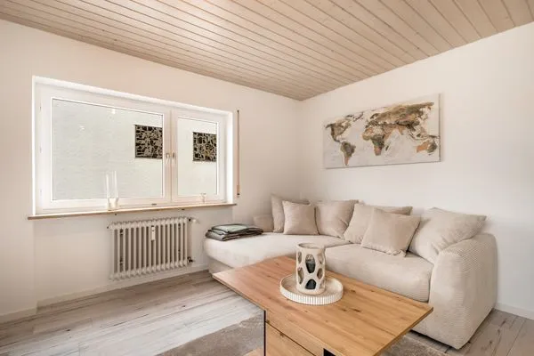 Ferienhaus Bahnhofstrasse Ferienwohnung Abendsonne Langenargen - Wohnzimmer