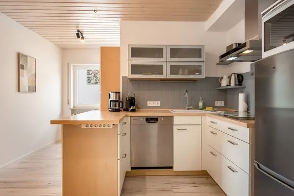 Ferienhaus Bahnhofstrasse Ferienwohnung Abendsonne Langenargen - Küche