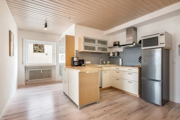 Ferienhaus Bahnhofstrasse Ferienwohnung Abendsonne Langenargen - Küche