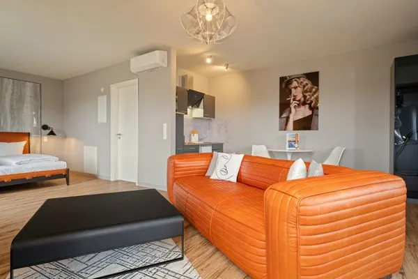 Ferienwohnung Windspiel Klink - offener Wohnbereich  Windspiel